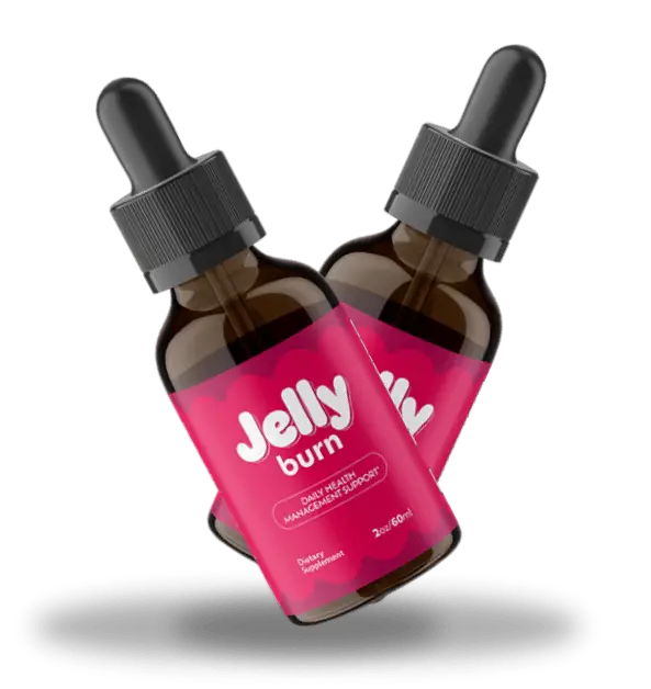 JellyBurn metabolism support drops bottle